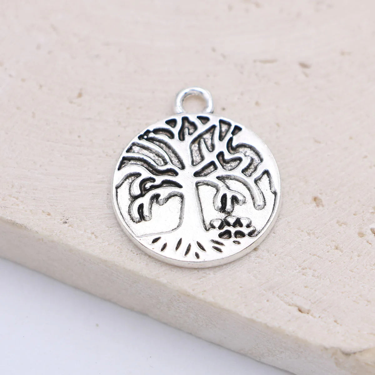 10Pcs Antique Silver Plated Mix Tree of Life Charms Pendant for Jewelry Making Earrings Bracelet Necklace Accessories DIY Craft