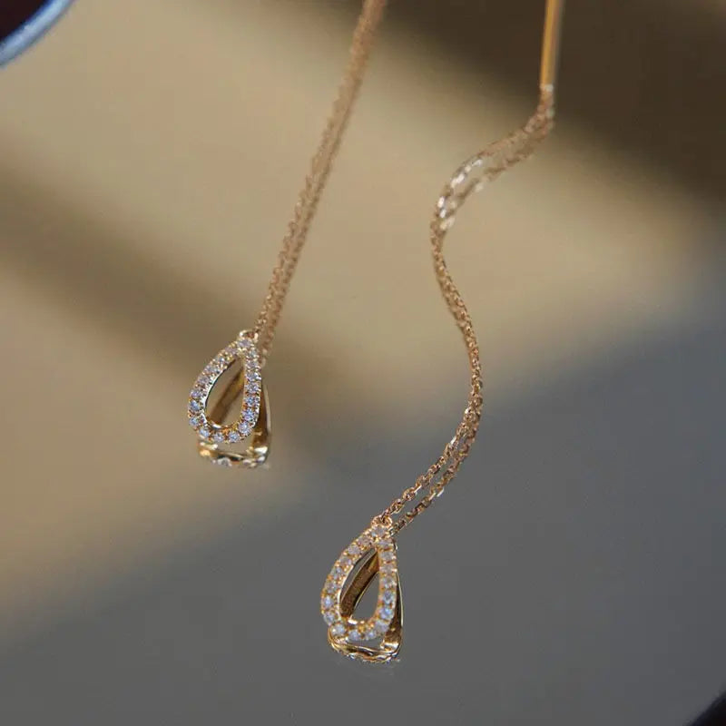 Exquisite Drop Ear Line Long Hanging Earrings For Women Zircon Crystal Bee Butterfly Flower Piercing Earing Accessories Jewelry