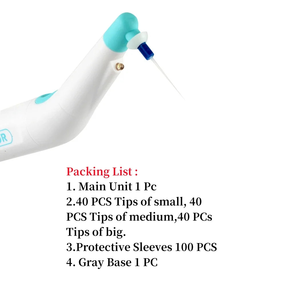 Root Canal Sonic Irrigator Activator With 120 Pcs tips Endo Files For Endodontic Cleaning And Irrigating new Dentistry Equipment