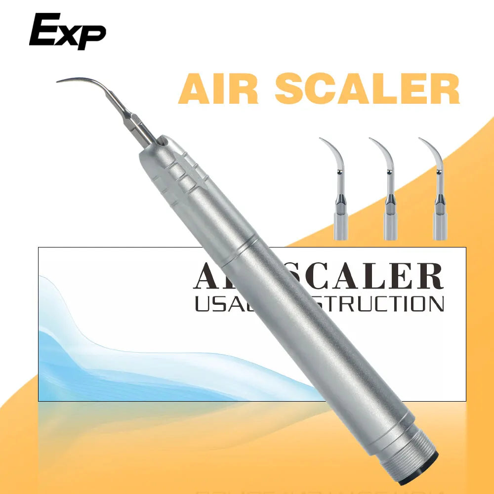 Exp Dental Ultrasonic Air Scaler with 3 Tips Tooth Calculus Remover Cleaning tool Handpiece Whiten Tooth Cleaner 2Holes/4 Holes