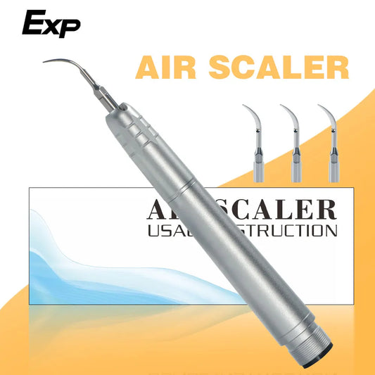 Exp Dental Ultrasonic Air Scaler with 3 Tips Tooth Calculus Remover Cleaning tool Handpiece Whiten Tooth Cleaner 2Holes/4 Holes