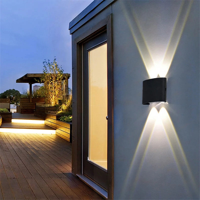 Modern Room Decoration Wall Lamp LED Waterproof Light Fixture Outdoor Garden Apply Wall Facade Luminaire Home Indoor Led Lights