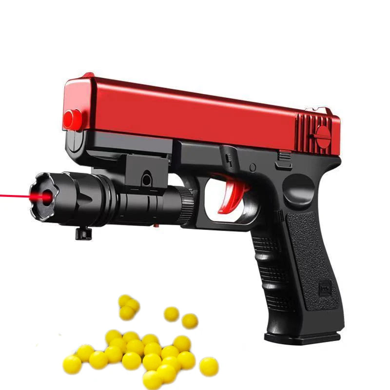 G17 Foam Soft Bullet Toy Gun Airsoft Manual Pistol Launcher CS Shooting Games Weapons for Kids Boys Gift