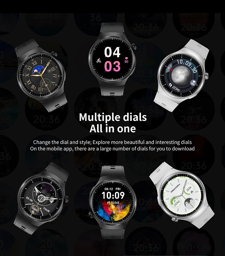 Ola Esporte For GT3 Pro Smart Watch Men 390*390 HD Screen Heart Rate Bluetooth Calls IP67 Waterproof Sport SmartWatch  DIY Faces