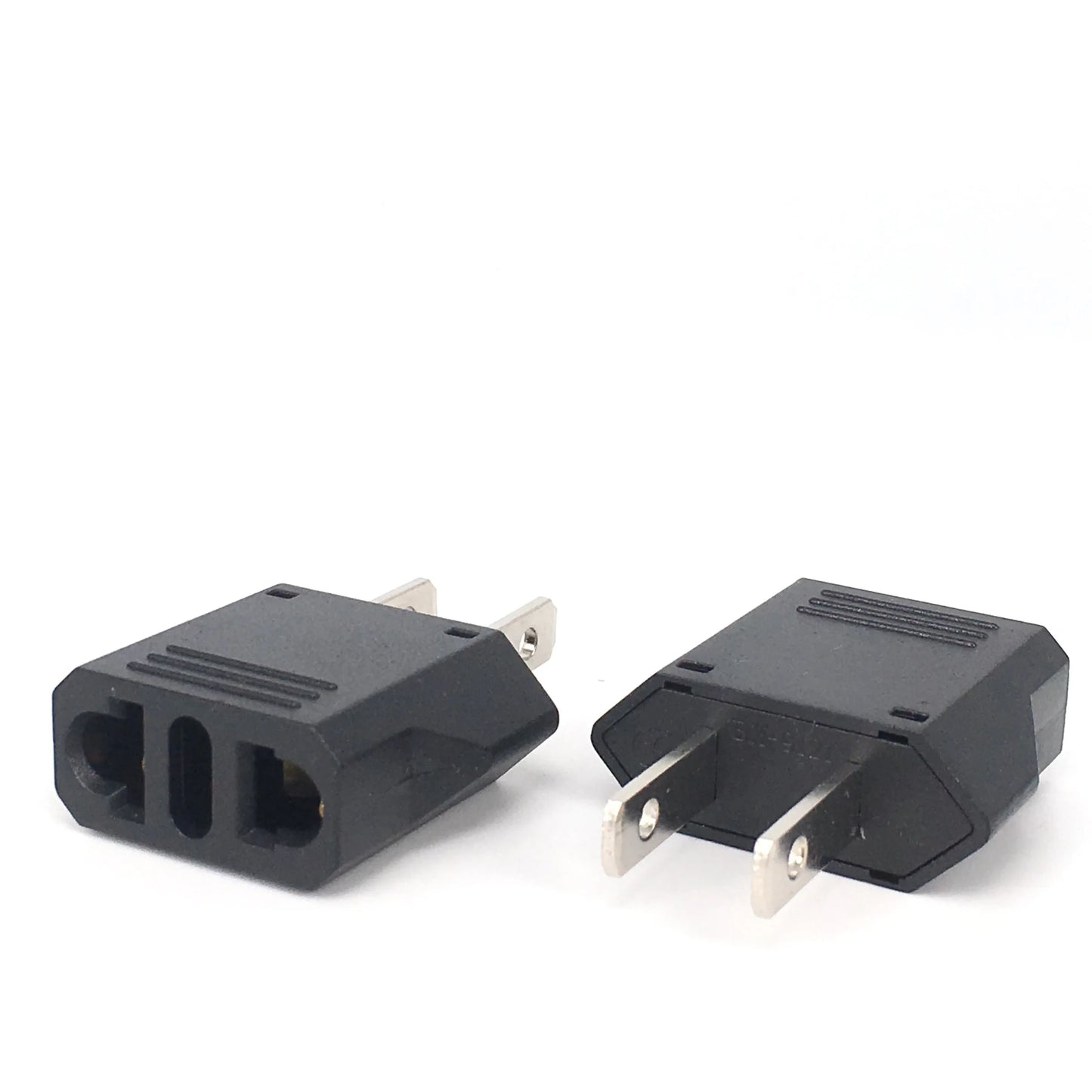 1-100pcs EU Plug Adapter US to EU Plug Adapter CN to EU Travel Adapter Electric KR Euro Plug Converter Power Sockets AC Outlet