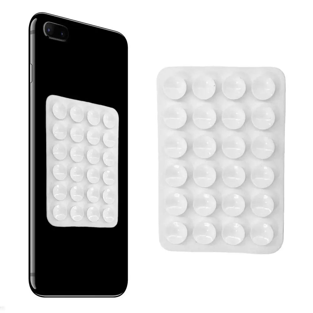 Silicone Suction Pad Back Sticker Suction Cup Phone Holder Silicone Cup Mat Smartphone Wall Stand Fixed For Glass Ceramic Tiles