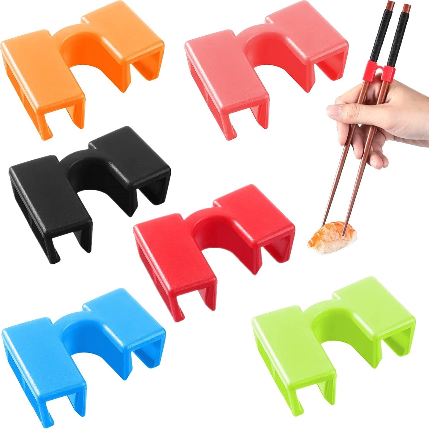 5/6/8PCS Reusable Chopstick Helpers Training Chinese Chopstick Holder For Children Beginner Trainers Learner Kitchen Tableware