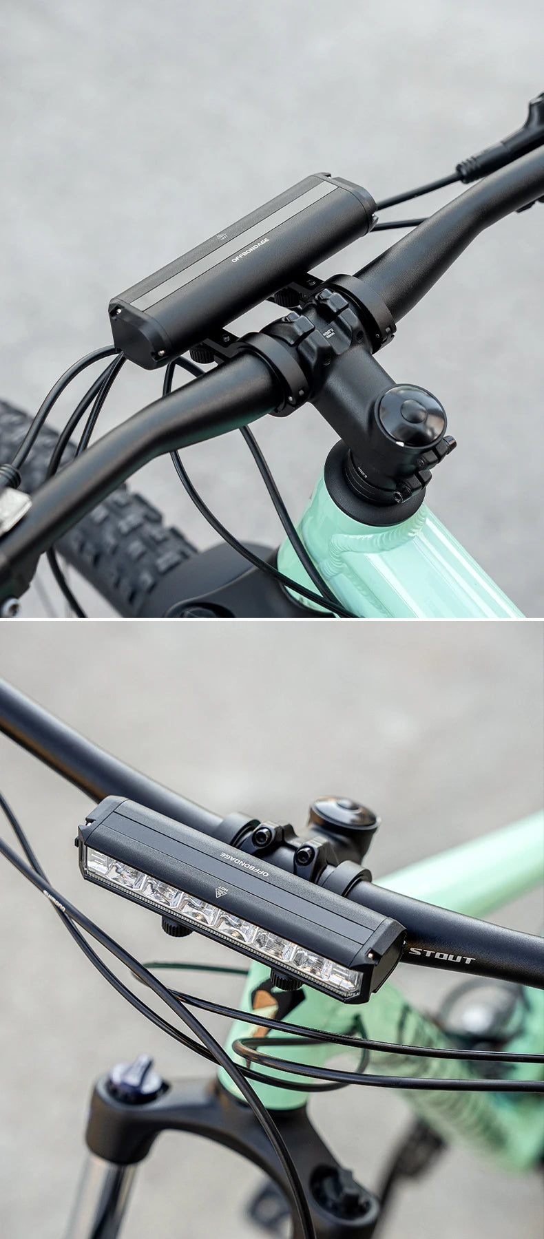 OFFBONDAGE Bicycle Light Front Bike Light 8000mAh Waterproof Flashlight USB Charging MTB Road Cycling Lamp Accessories