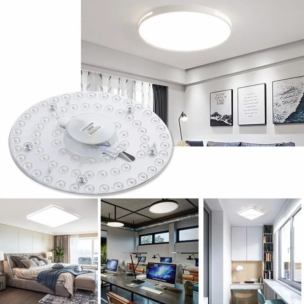 50W 36W 24W 18W 12W LED Ring PANEL Circle Light SMD LED Round Ceiling board circular lamp board AC 220V 230V 240V LED light