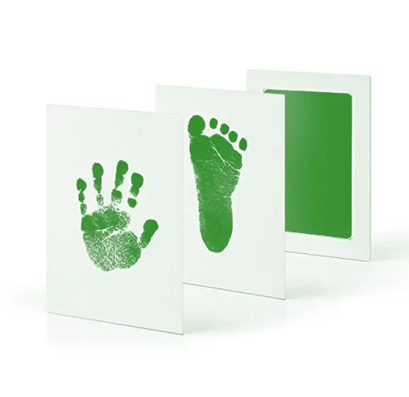 2/4pc Baby Handprint Footprints Ink Pads Safe Non-toxic No-Touch Skin Inkless Inkpad Kits Pet Cat Dog Paw Prints Souvenirs Gifts