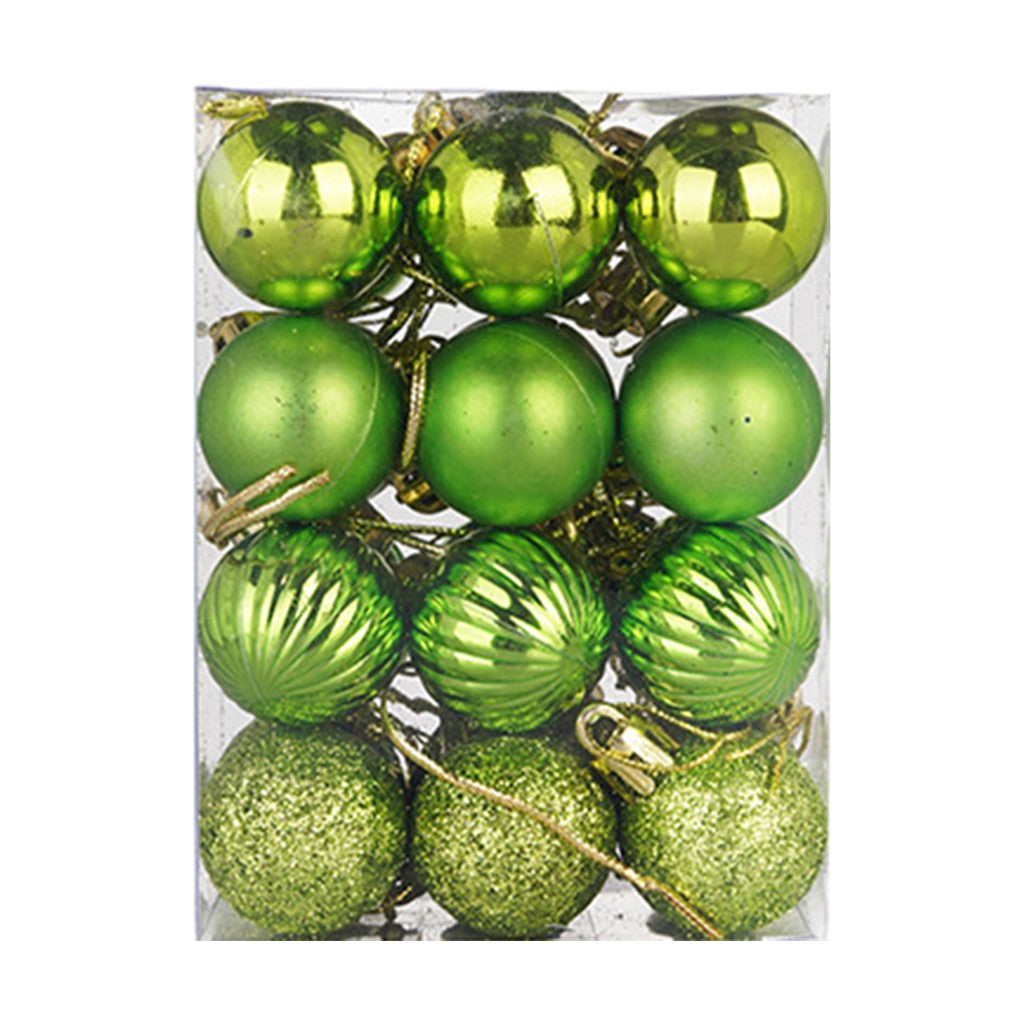 24PCS Christmas Balls 30mm Christmas Xmas Tree Ball Bauble Hanging Home Party Ornament Decor 24PCS Christmas Decoration 2024