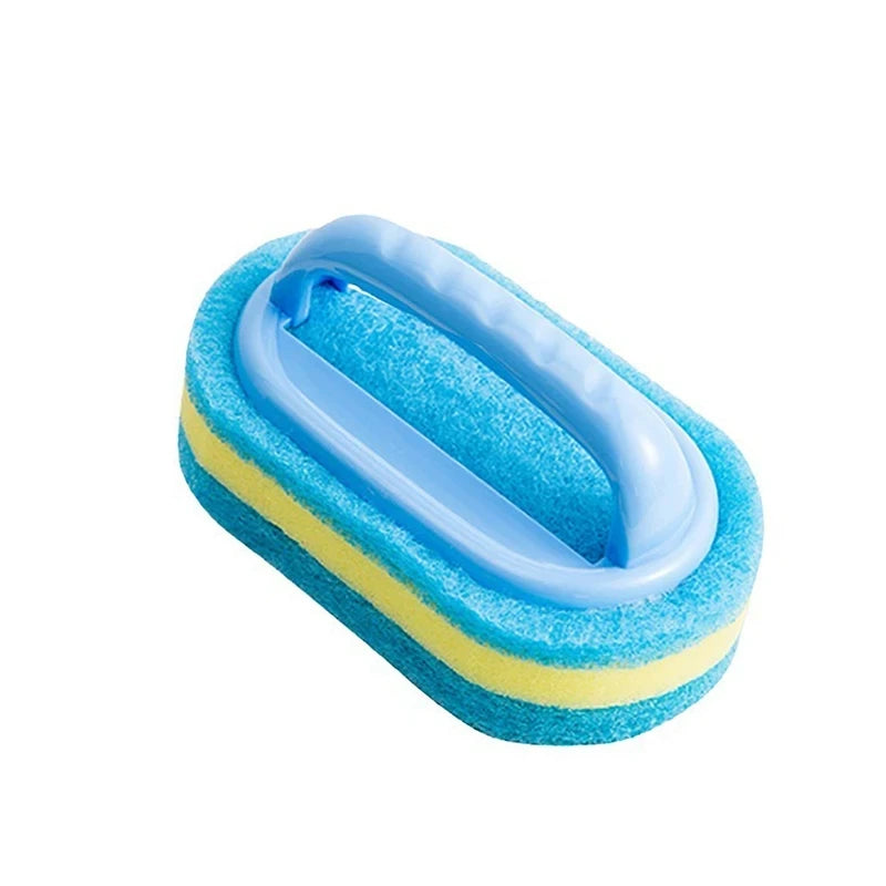 1Pc Kitchen Bathroom Cleaning Sponge Cleaning Brush Handle Tools Household Accessories Perfect For Glass Wall Toilet Ceramic