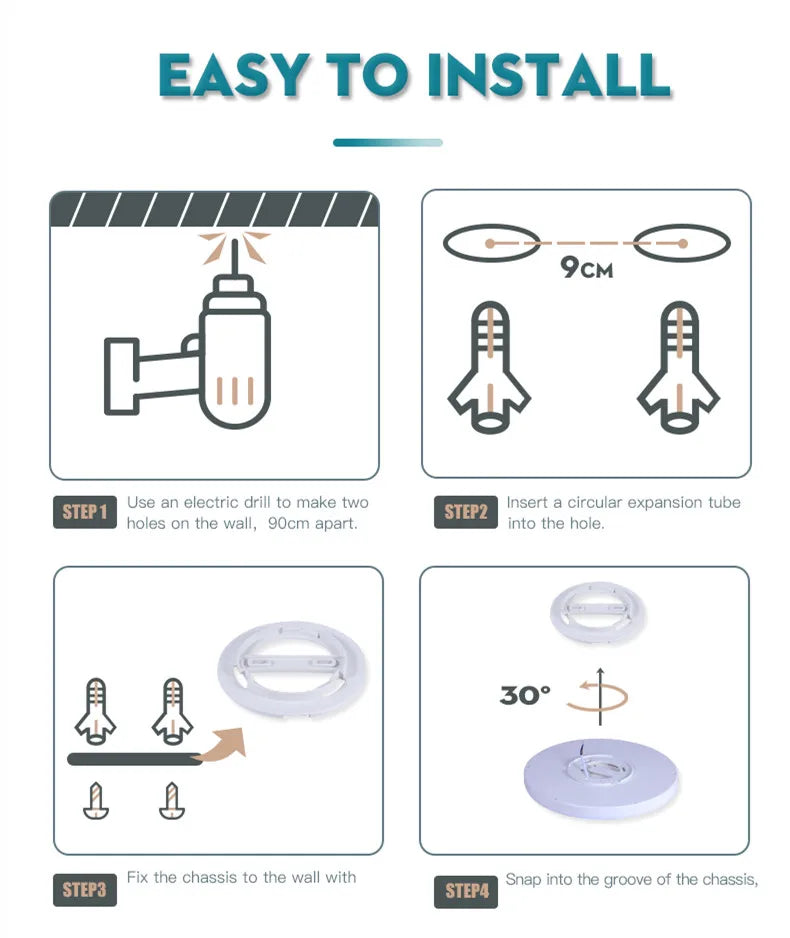 Motion Sensor Led Ceiling Lamps 110V 220V Surface Mounted PIR Light For Living Room Panel Lights Fixture