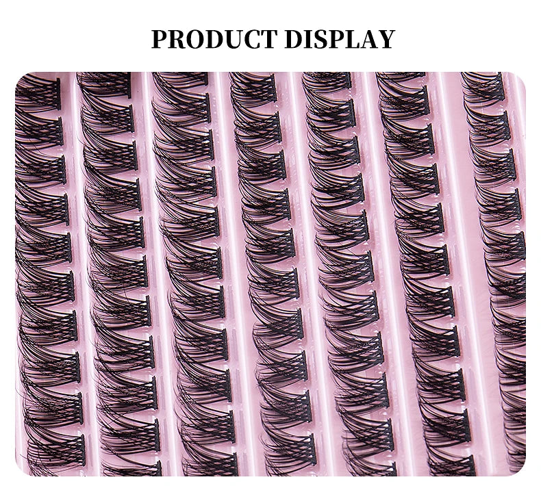 Hot Sales Makeup Looks Natural DIV 120 Clusters DlY Eyelash Extension Kit