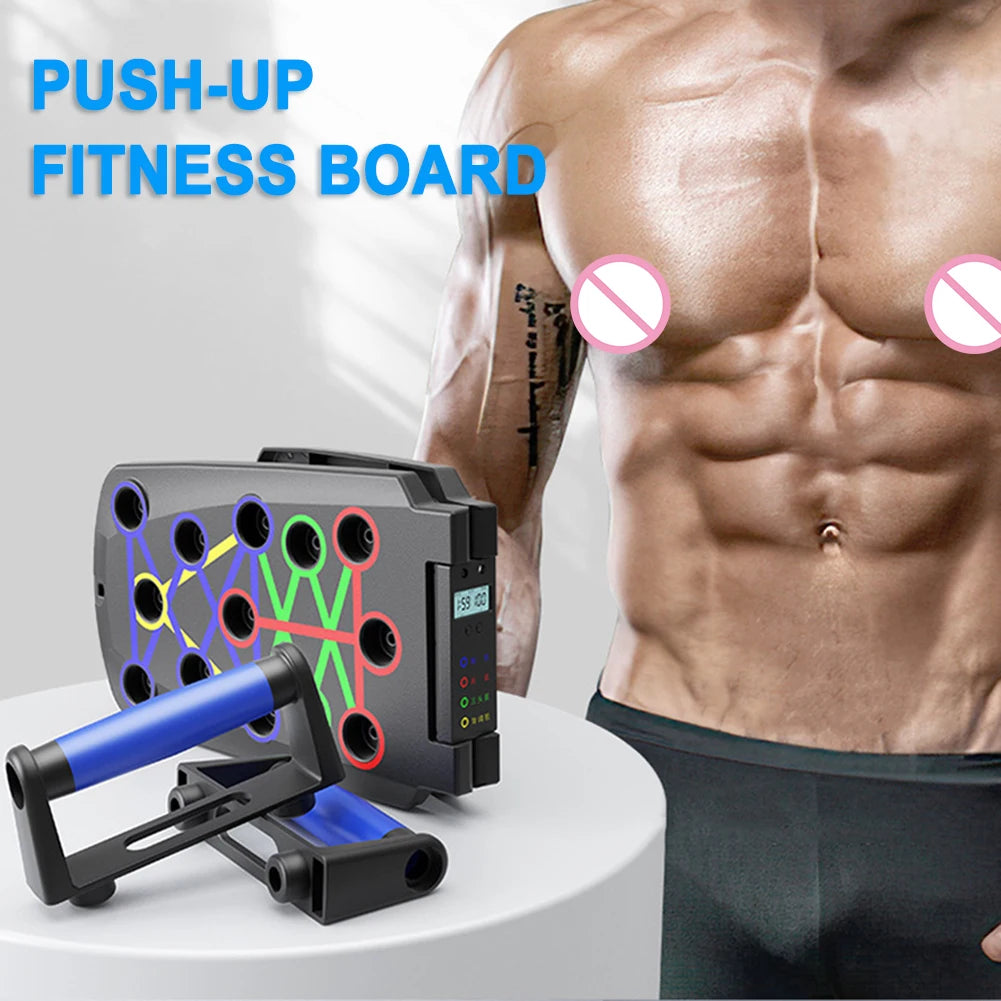 Foldable Push-Up Board 22/30 Modes At Home Push Up Portable Abdominal Household Biceps Brachii Muscle Chest Training Equipment