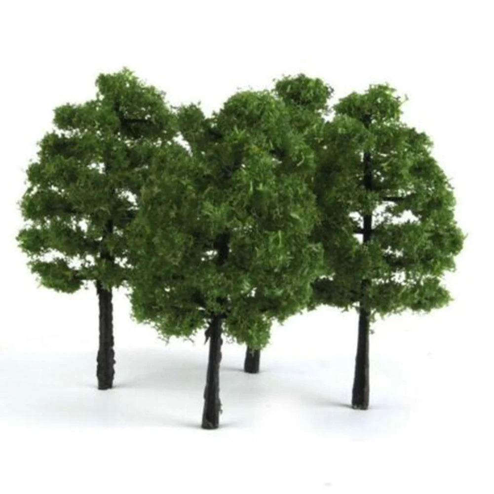 20Pcs Model Trees Train Railroad Diorama Wargame Park Scenery Scale 1:100 Miniature Sandtable Model Scenery DIY For Home Decor