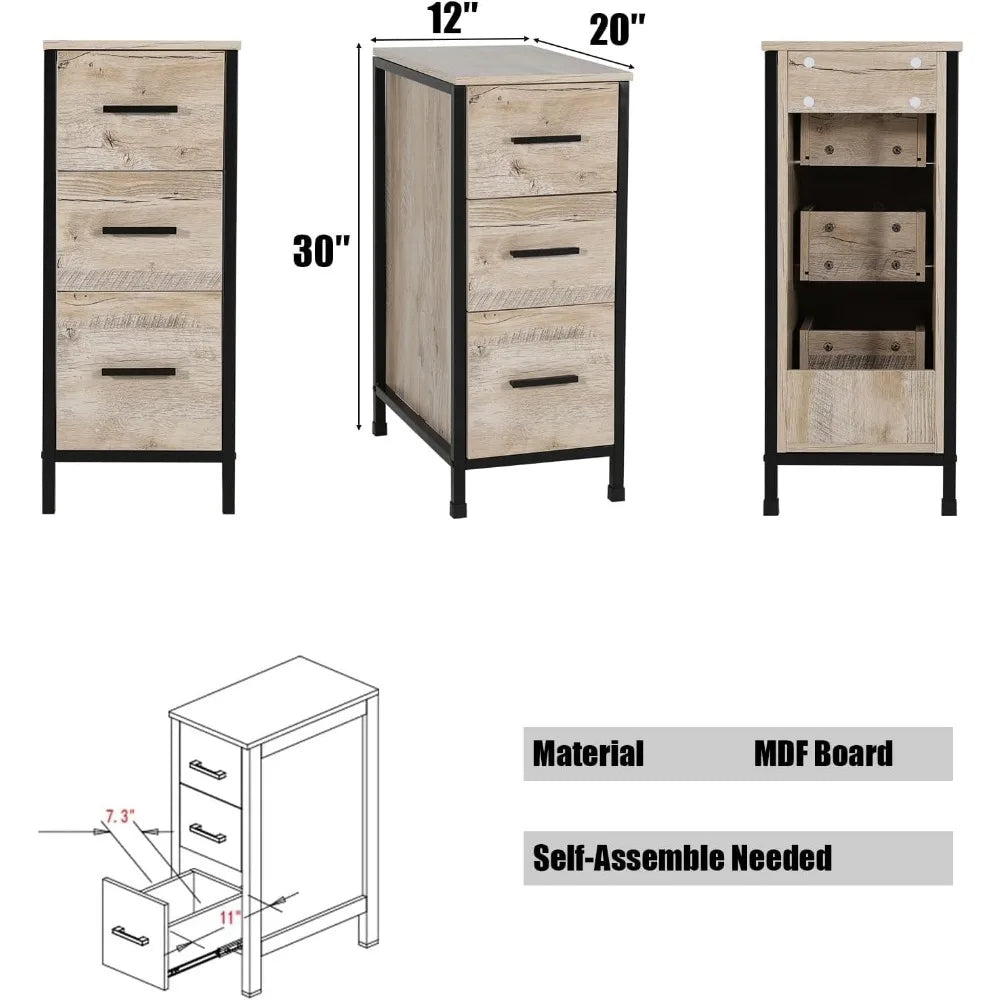 Bathroom Vanity Sink Combo,Industrial Iron Frame Bathroom Cabinet Sets with 3 Drawers Side Cabinet,Artistic Ceramic Vessel Sink