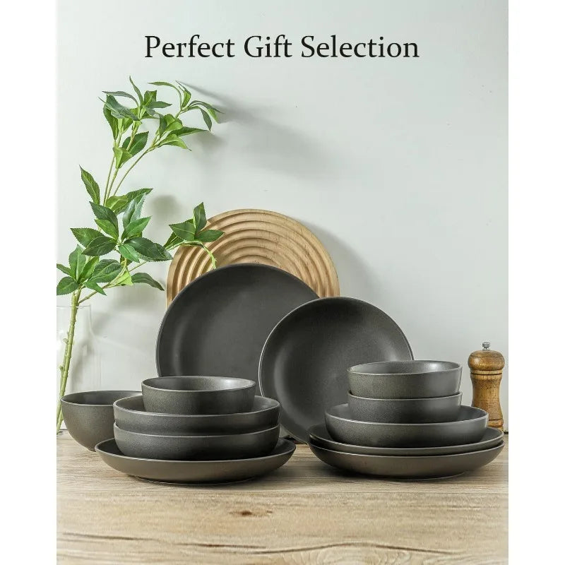 Dinnerware Sets, Ceramic Plate and Bowl Sets