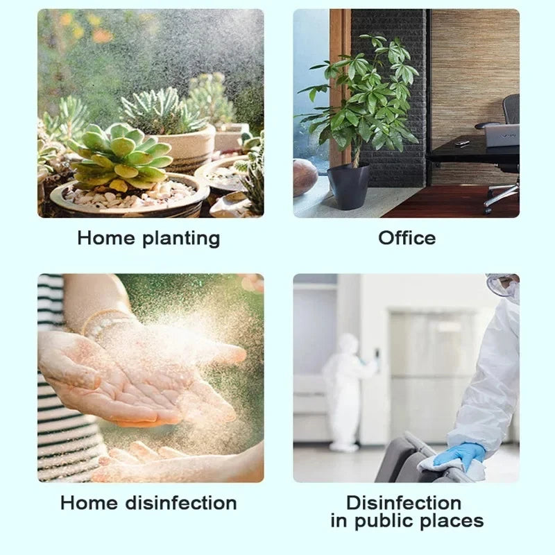 2L Electric Plant Spray Bottle Automatic Watering Fogger USB Electric Sanitizing Sprayer Watering Machine Plants Garden Tool