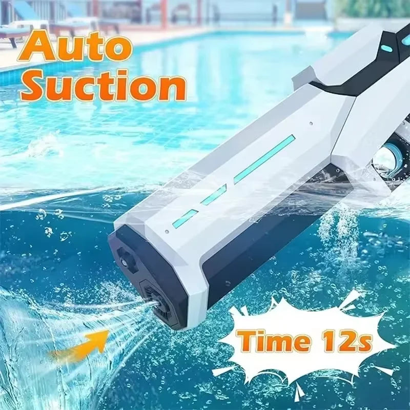 Electric continuous water gun for children's toys, automatic water absorption, strong water spray, high-pressure water spray gun