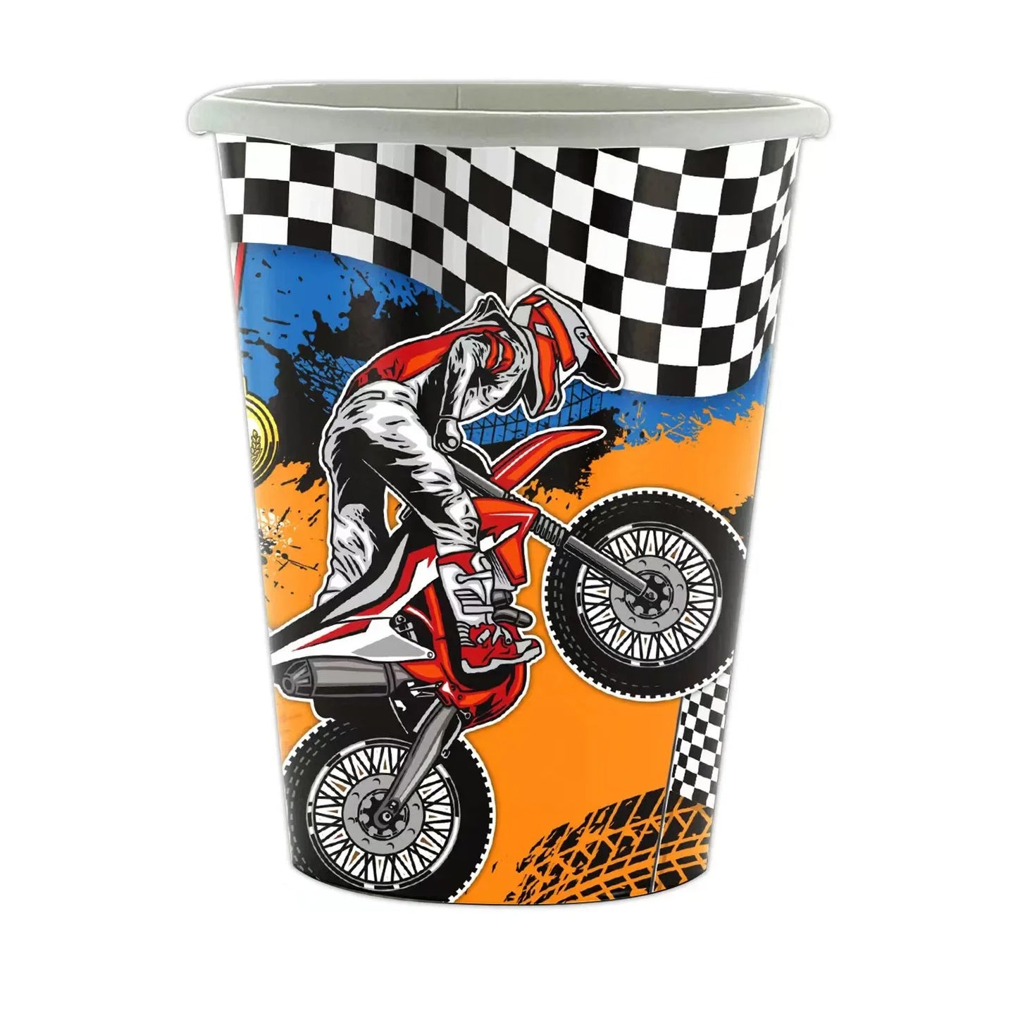 Dirt Bike Birthday Party Supplies Motorcycle Theme Party Plates Napkin Decorations Motocross Tableware Favor For Kids Serves