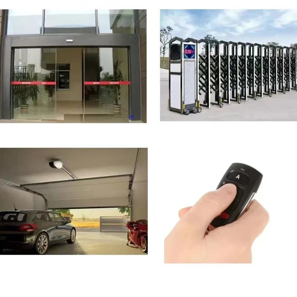 Wireless RF 433mhz Remote Control Copy Code Garage Door Gate Duplicator 433 Mhz Key Remote Opener