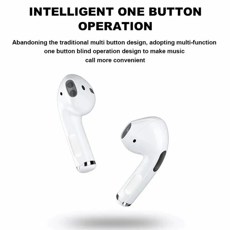 Pro 4 TWS Wireless Headphones Earphone Bluetooth-compatible 5.0 Waterproof Headset with Mic for Xiaomi iPhone Pro4 Earbuds