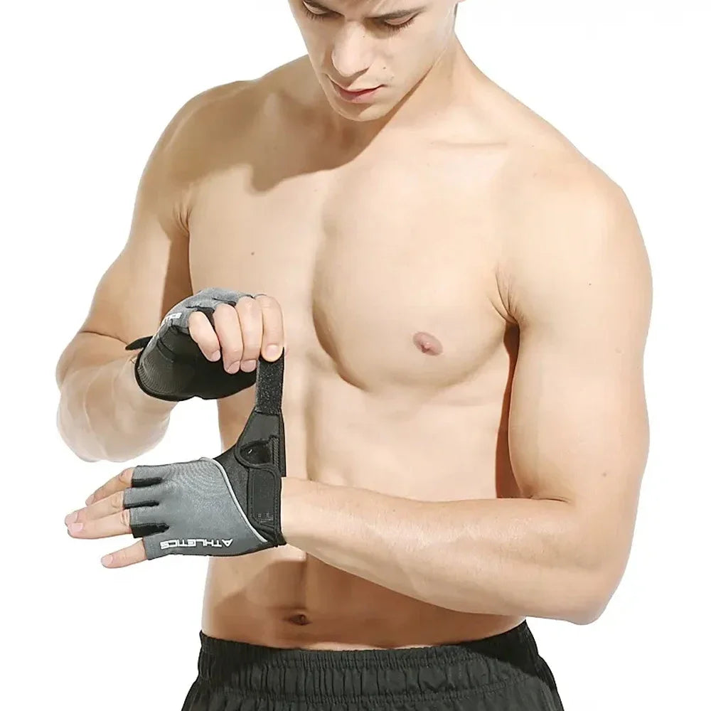 1 Pair Breathable Workout Gloves, Weight Lifting Gloves for Gym, Cycling, Exercise, Fitness and Training, with Excellent Grip