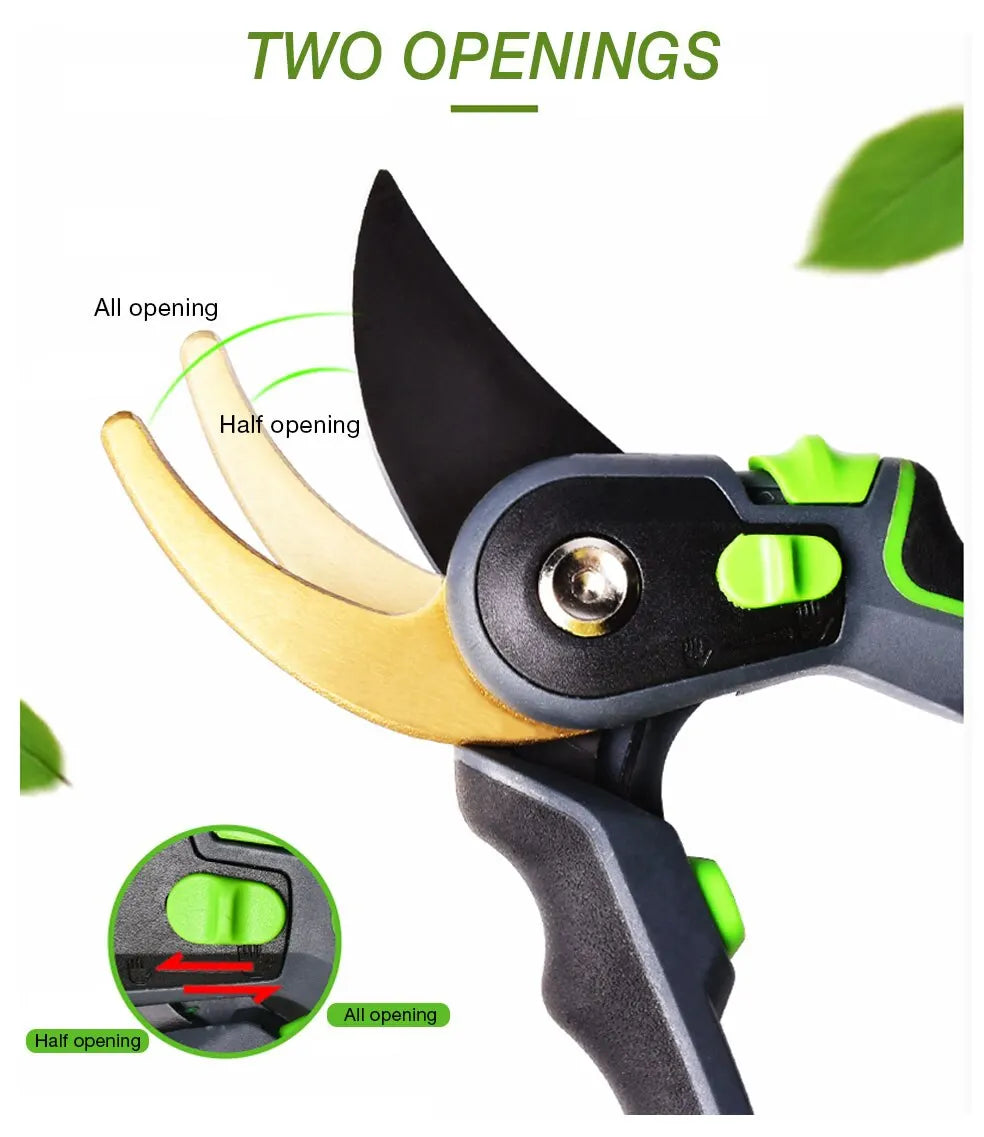 Garden Pruner Shears SK5 Blade Pruning Scissors for Bonsai Fruit Trees Flowers Branches Garden Pruners