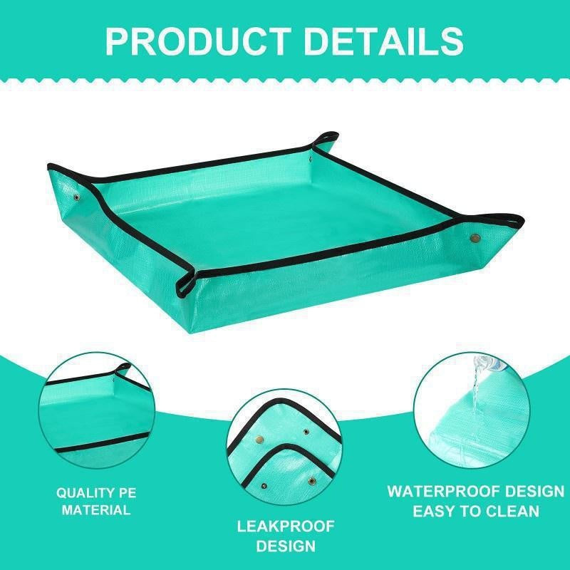 Planting Mat 50cm-100cm Gardening Potting Pad Foldable Garden Plant Flower Pot Transplanting Waterproof Mats