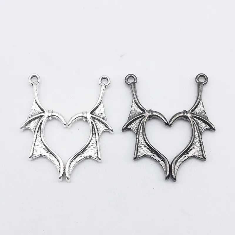 20pcs 31x13mm  Demon Wings Dragon Wings Bat Wings Charms Designer Charms Fit Jewelry Making DIY Jewelry Findings