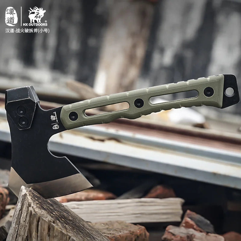 HX OUTDOORS Tactical Axe Tomahawk Stainless Steel Outdoor Tool, Hunting Camping Survival Axes Hand Tool Fire Axe ,Hatchet Axes