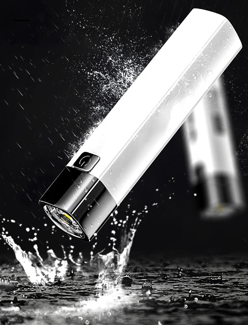 3 Modes Portable 2 IN1 Ultra Bright G3 Tactical LED Mini Flashlight Outdoor Lighting Power Bank Flashlight With USB Rechargeabl