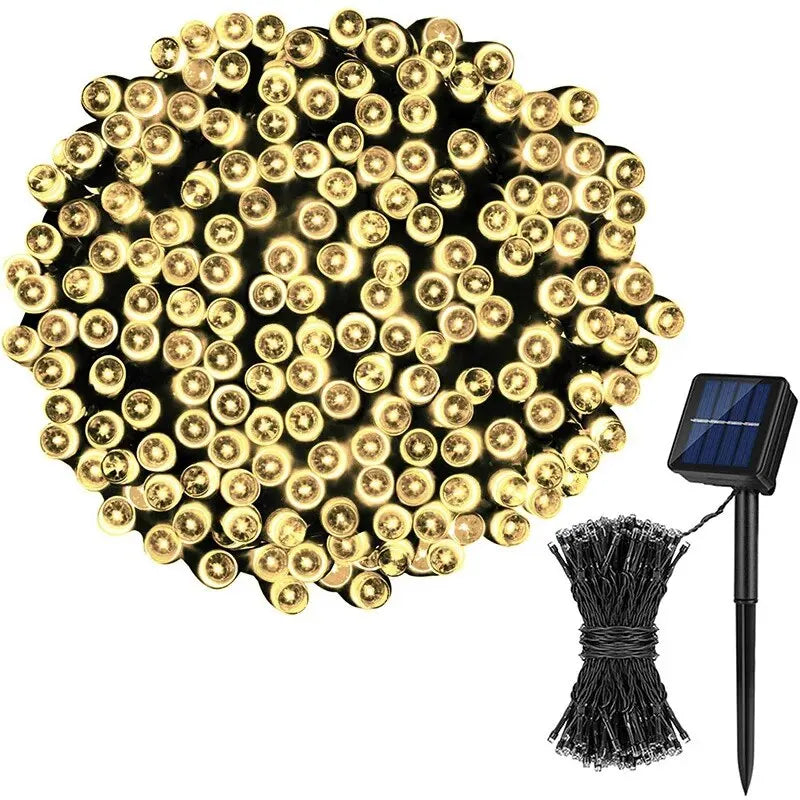 30 Led Solar String Light Fairy Garden Waterproof Outdoor Lamp 6V Garland For Christmas Xmas Holiday Party Home Decoration