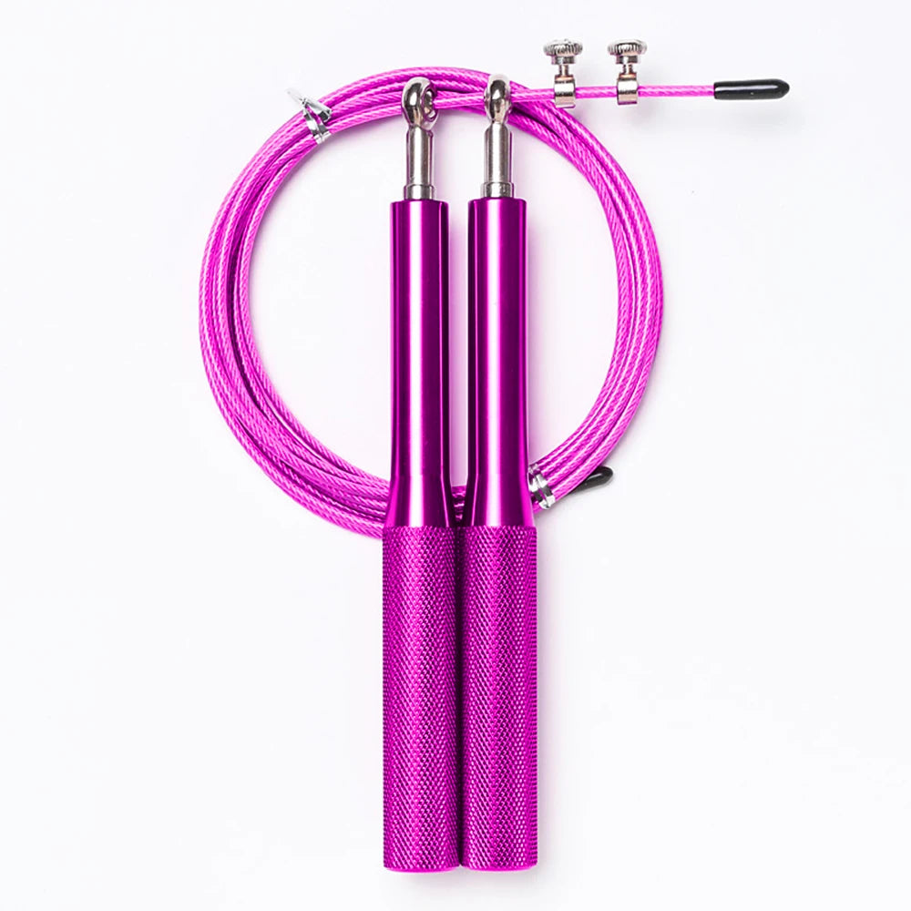 Crossfit Jump Rope Professional Speed Steel Wire Skipping Rope Fitness Workout Training Equipement MMA Boxing Home Exercise