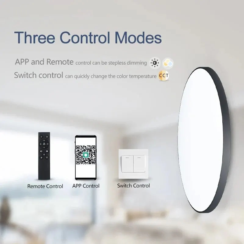 Smart Led Ceiling Lamp 36W 50W 220V Dimmable Modern Led Ceiling Lights With APP Remote Control For Bedroom Living Room