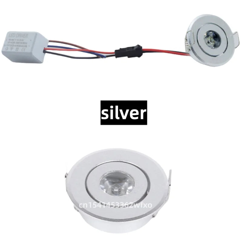 Dimmable LED downlight anti-glare spotlight 1W/3WAC110V-220V embedded ceiling light New mini home decorative light