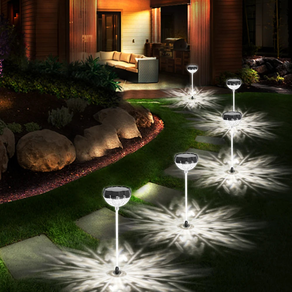 Solar Pathway Lights Outdoor Solar Pathway Garden Lamp Waterproof Landscape Lights Walkway Driveway Lawn Patio Garden Decor