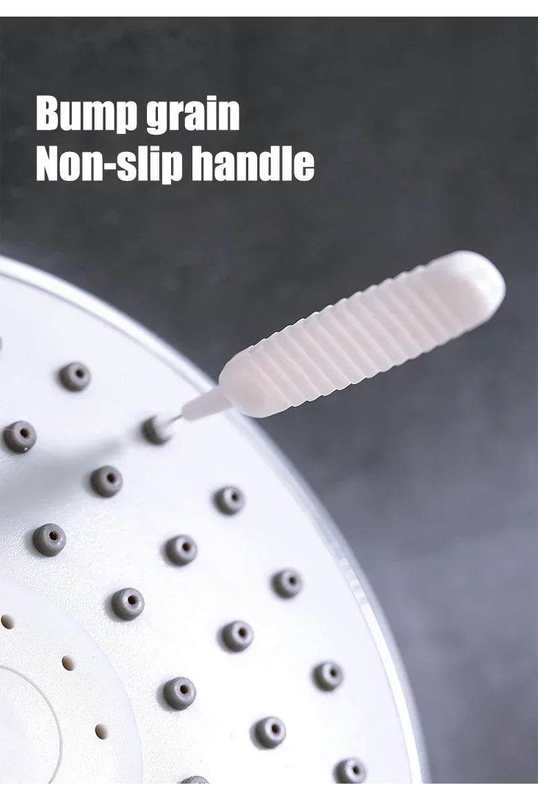 Shower Nozzle Cleaning Brush, White Multifunction Showerhead Crevice Cleaning Brush For Household, Bathroom Accessories