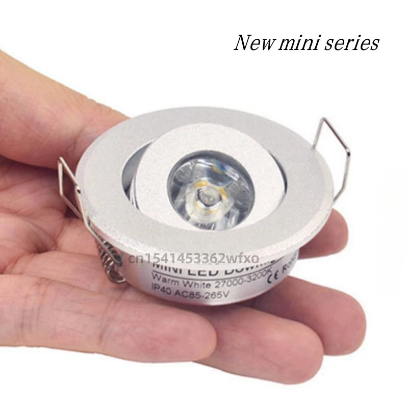 Dimmable LED downlight anti-glare spotlight 1W/3WAC110V-220V embedded ceiling light New mini home decorative light