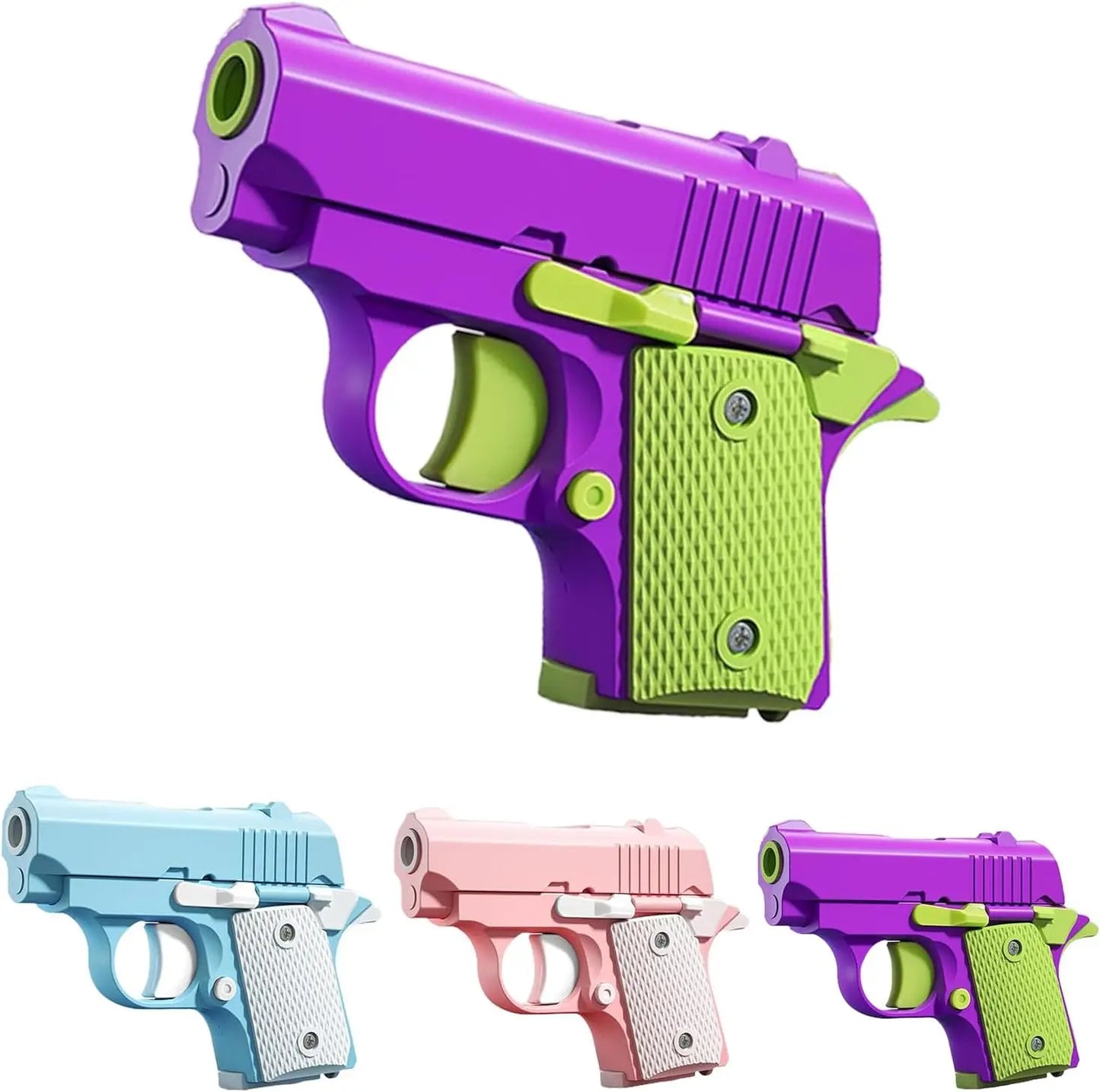 New Arrival Stress Relief ABS Plastic Mini 1911 3D Printed Gravity Fidget Gun Pistol Toy Gift Promotion Toy For Boys Kids