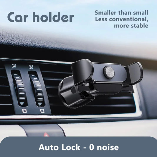 Car Phone Holder General Motors Air Vent Clip Mount Mobile Cell Phone GPS Stand Suitable for 4.0-6.9 inch Phone Auto Accessories