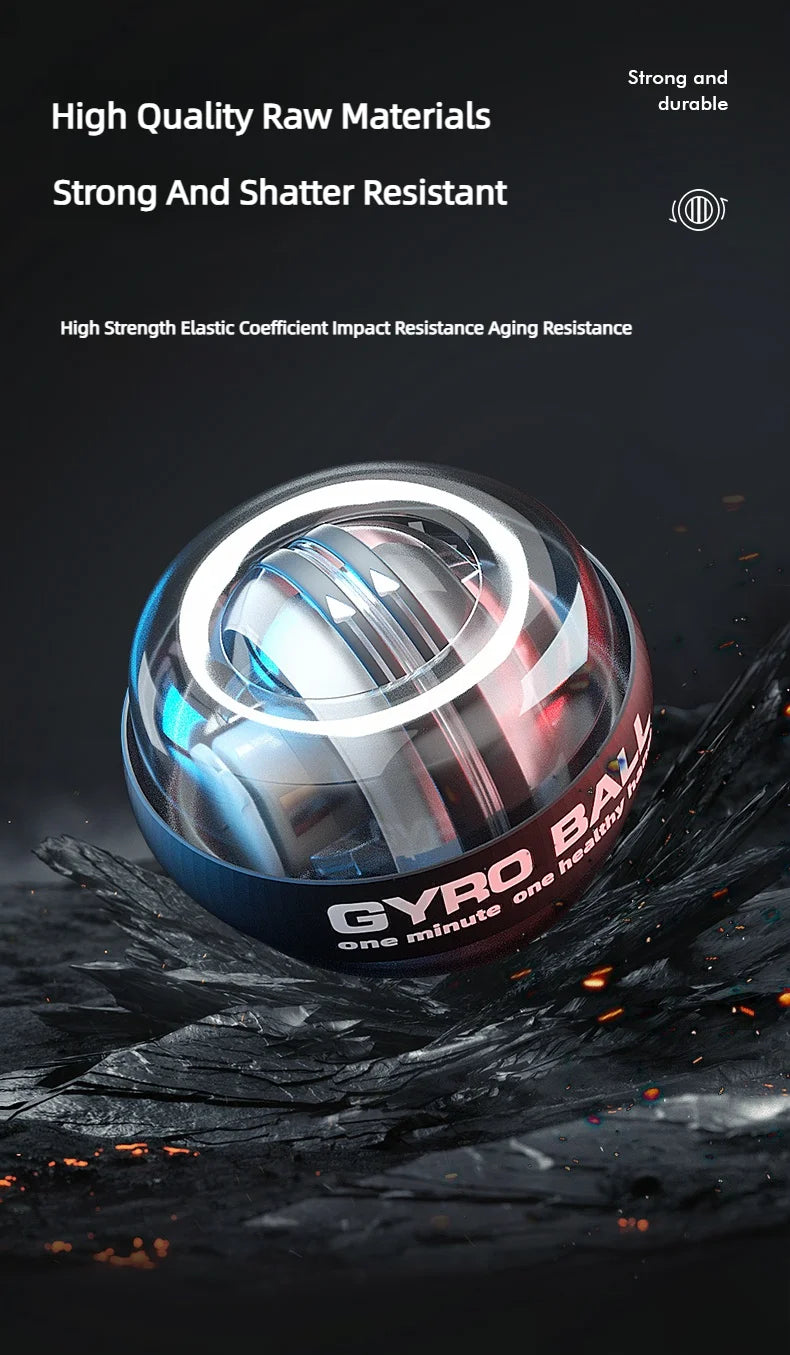 Gyroball Powerball Forearm Exerciser Muscle Fitness Equipment Gyroscope Power Ball Gyro Wrist Booster Trainer Hand Exercise