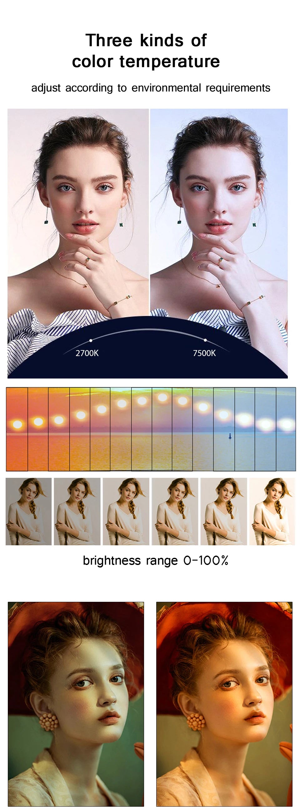 Mini Handheld LED RGB Light Stick Magnet Photographic Lighting 2700-7500K Photography Fill light Lamp For Video Vlog YouTube