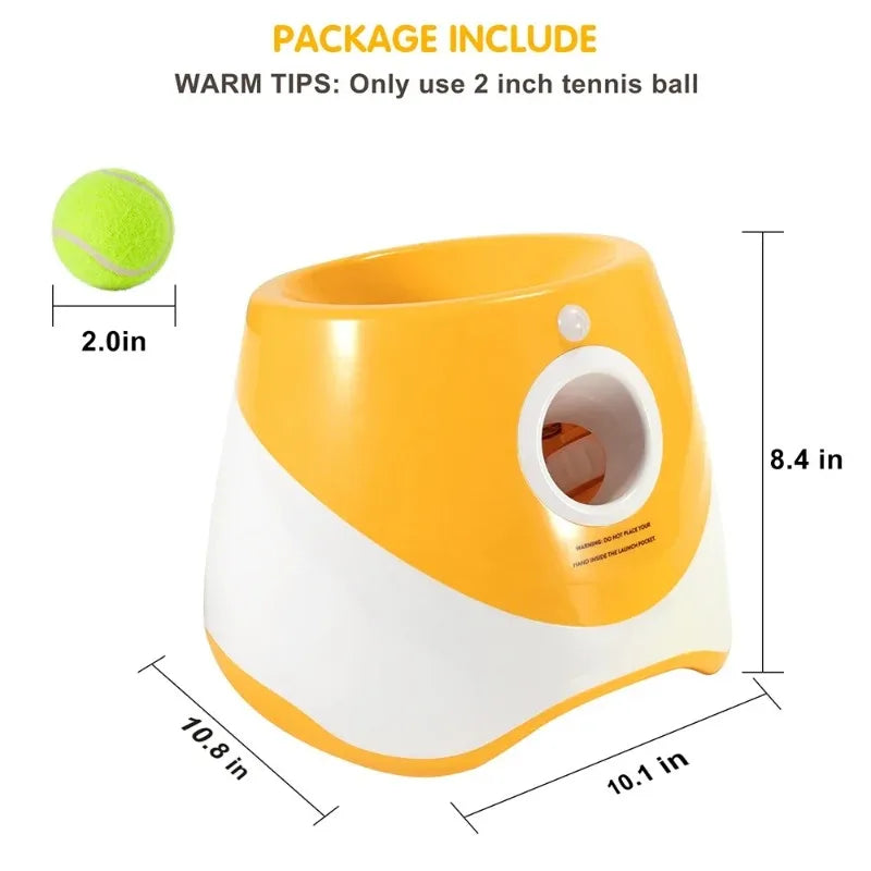 Dog Toys Automatic Ball Launcher Throwing Machine Catapult Pet Toys Tennis Launcher Outdoor Interactive Training Accessories