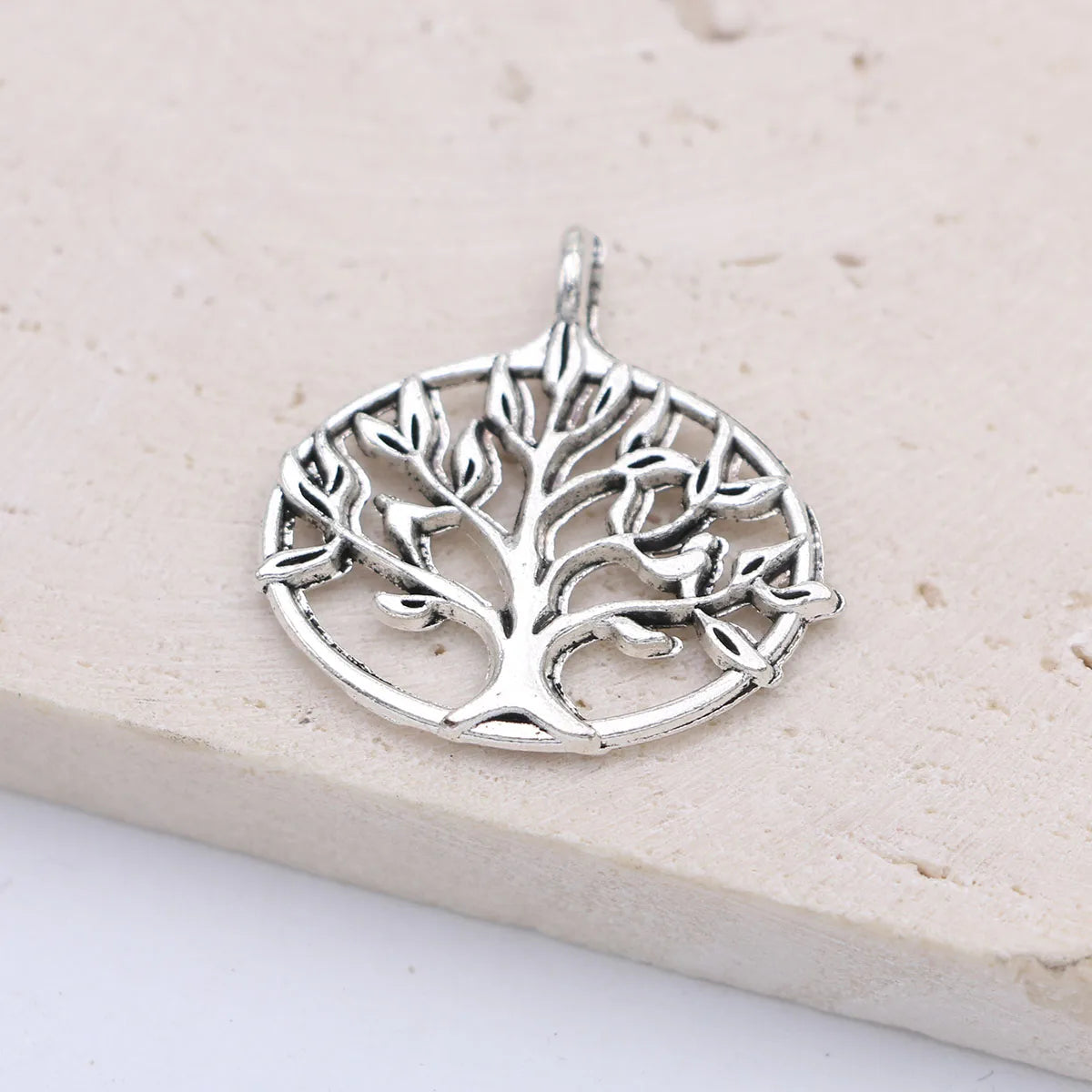 10Pcs Antique Silver Plated Mix Tree of Life Charms Pendant for Jewelry Making Earrings Bracelet Necklace Accessories DIY Craft