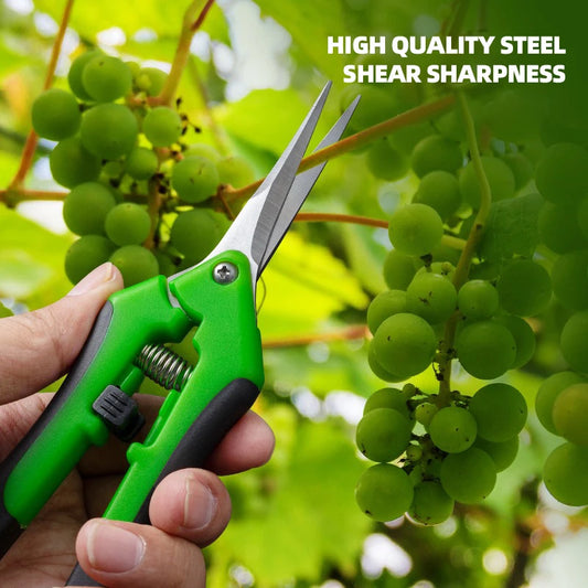 Garden Tools Secateurs Bonsai Shears Metal Gardening Scissor Pruning Tool Hand Cutter Fruit Picking Weed Household Potted 1PC