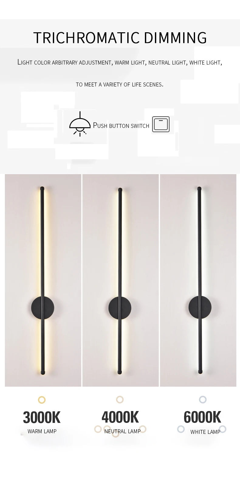 Modern Original Wall Lamp LED Room Decoration For Bedroom Living Room TV Wall Home Appliances Simple Lighting Fixtures