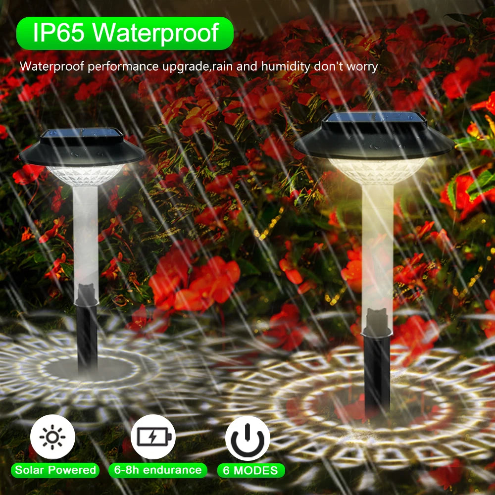 Solar Pathway Lights Outdoor Solar Pathway Garden Lamp Waterproof Landscape Lights Walkway Driveway Lawn Patio Garden Decor