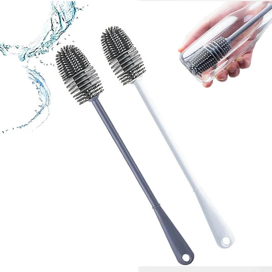 Silicone Cup Brush Cup Cleaning Brush No Dead Corners Or Gaps Plastic Brush Milk Bottle Cleaning Brush Household